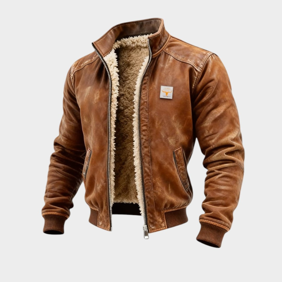 Ricardo™ | Leather-Look Jacket with Distinctive Design