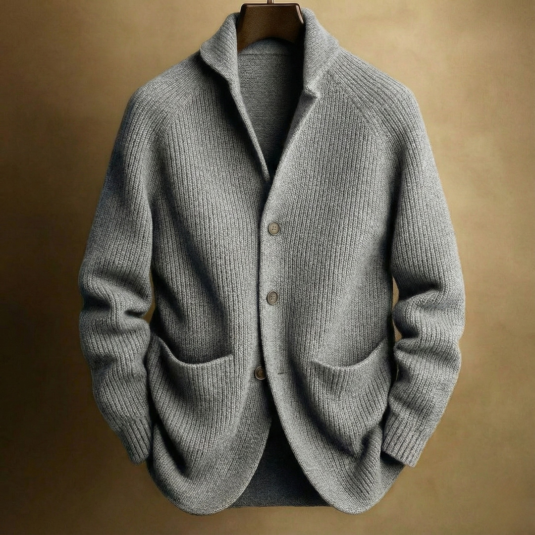 ALEXANDER™ | WOOL CORD CARDIGAN FOR MEN