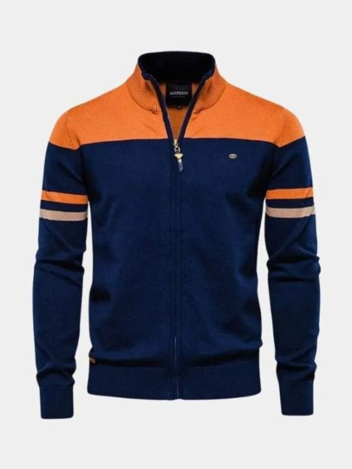 Anders™ | Knitted Cardigan with Zipper Closure