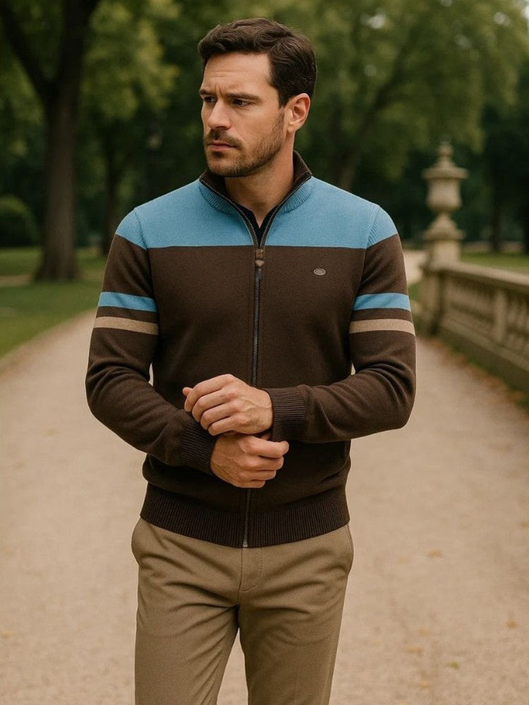 Anders™ | Knitted Cardigan with Zipper Closure