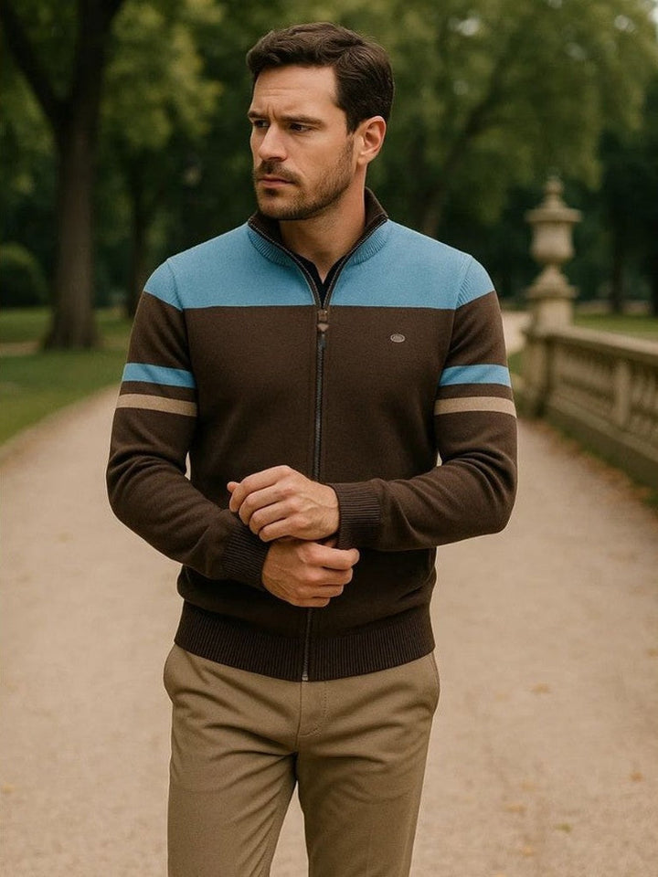 Anders™ | Knitted Cardigan with Zipper Closure
