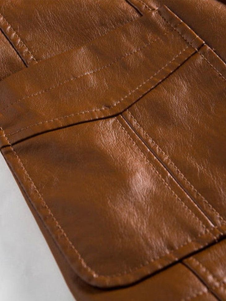 Jonas™ | Caramel Leather Jacket