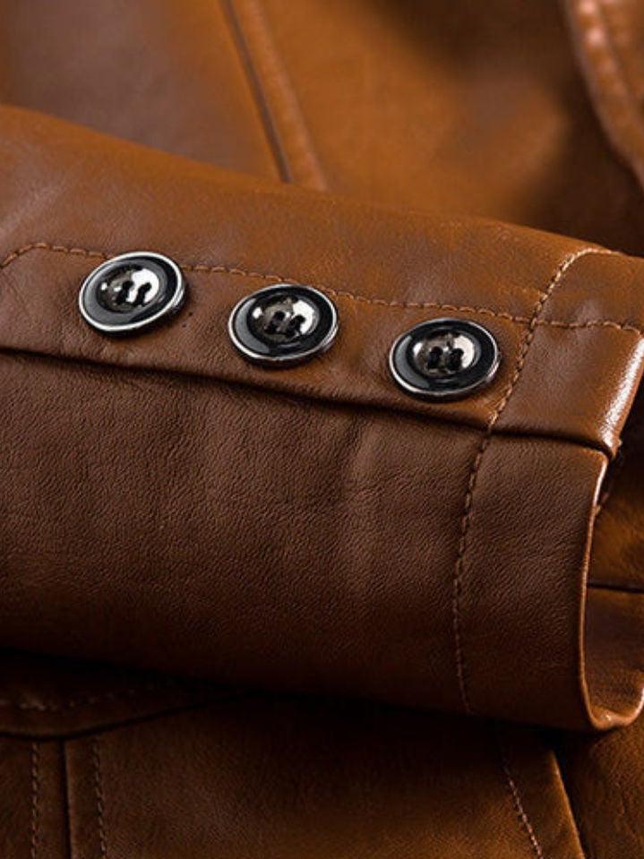 Jonas™ | Caramel Leather Jacket