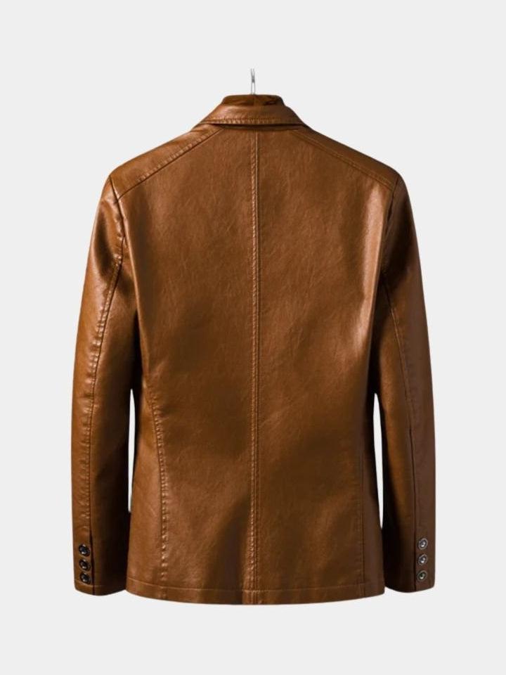 Jonas™ | Caramel Leather Jacket