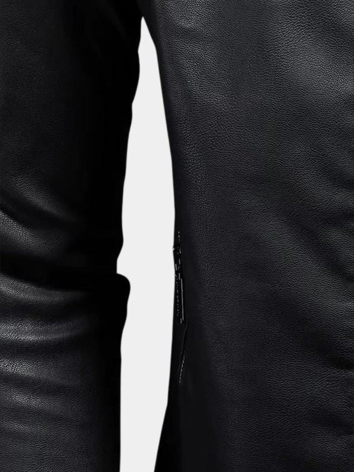 Luca™ | Leather Jacket with Zippers