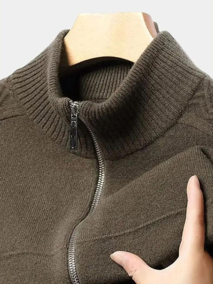 Magnus™ | Cashmere Zip-Up Sweater