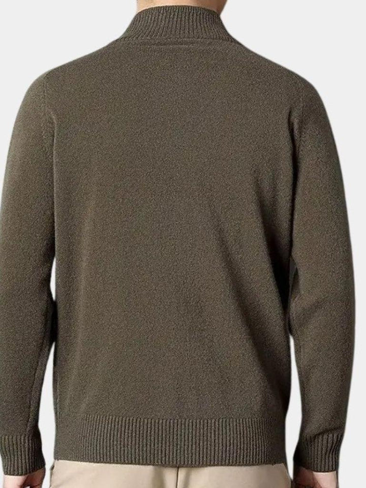 Magnus™ | Cashmere Zip-Up Sweater