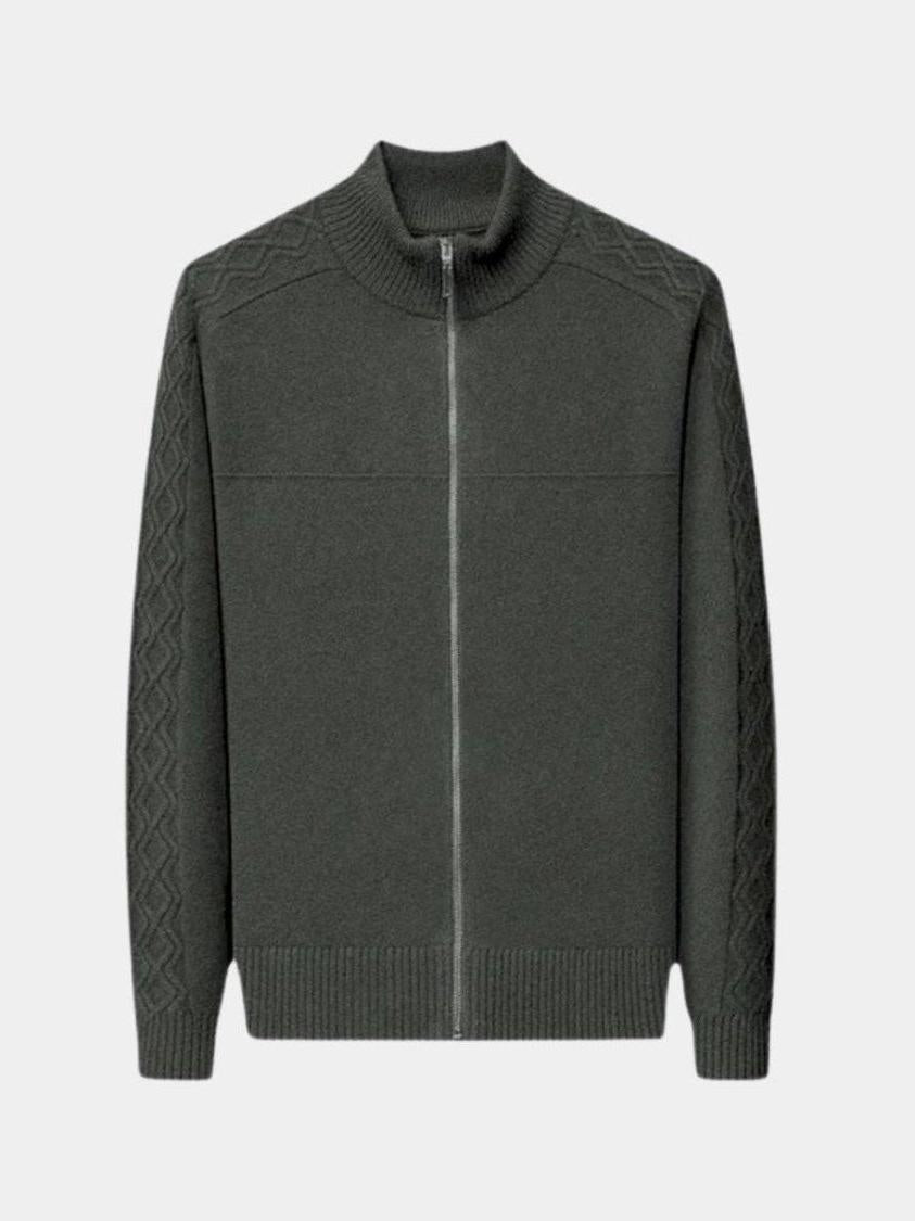 Magnus™ | Cashmere Zip-Up Sweater