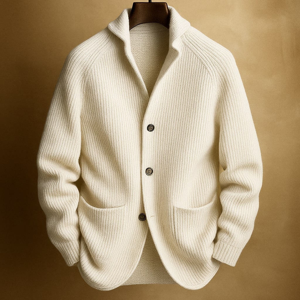 ALEXANDER™ | WOOL CORD CARDIGAN FOR MEN