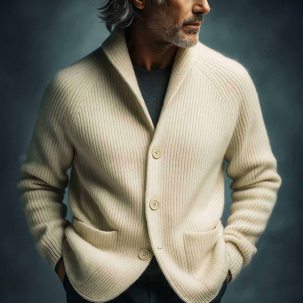 ALEXANDER™ | WOOL CORD CARDIGAN FOR MEN