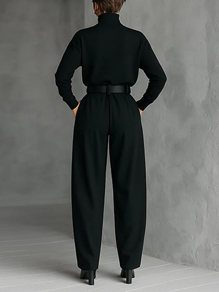 Nolya | Turtleneck Sweater & Straight Pants